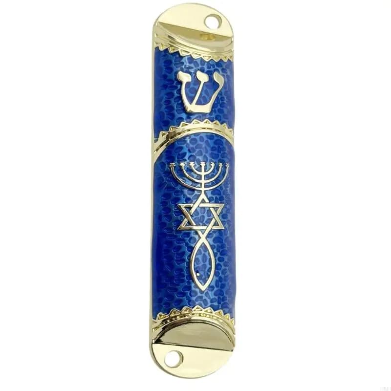 Jewish Door Mezuzah Easy Mount Jewish Decors Messianic Seal Holy Land Mezuzah Case JOMD