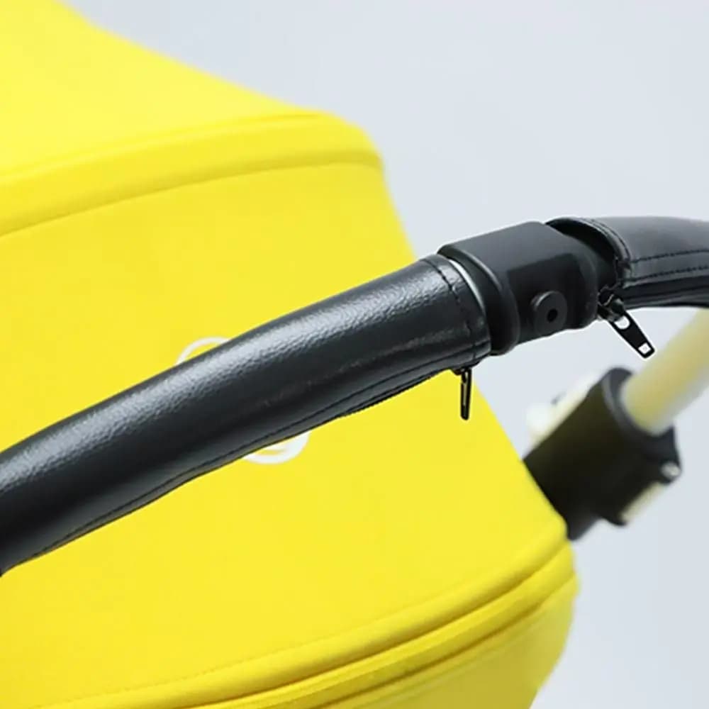 Coperture Protettive per Maniglie Passeggino, Protezione per Braccioli Carrozzina, Copertura per Maniglie Auto Neonato, Coperture Maniglia in Pelle PU