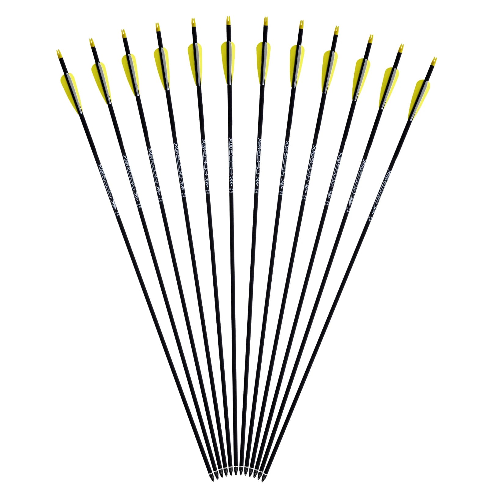 Frecce da caccia con frecce in carbonio ID6.2mm da 31 pollici di lunghezza per esercitazioni di mira all'aperto con tiro con l'arco