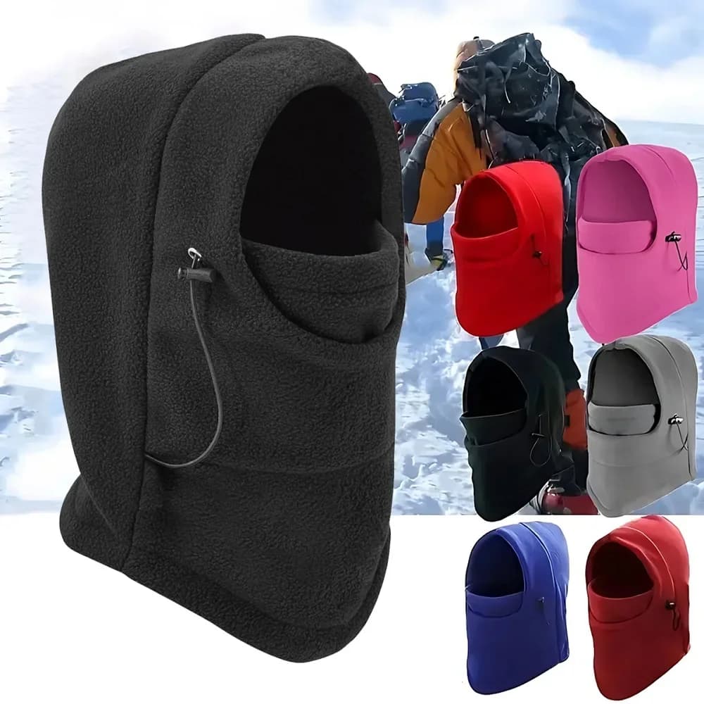 Passamontagna invernale Cappellini da ciclismo per uomo Donna Bandane da moto Cappelli termici Sciarpe da trekking Maschera da sci Scaldacollo
