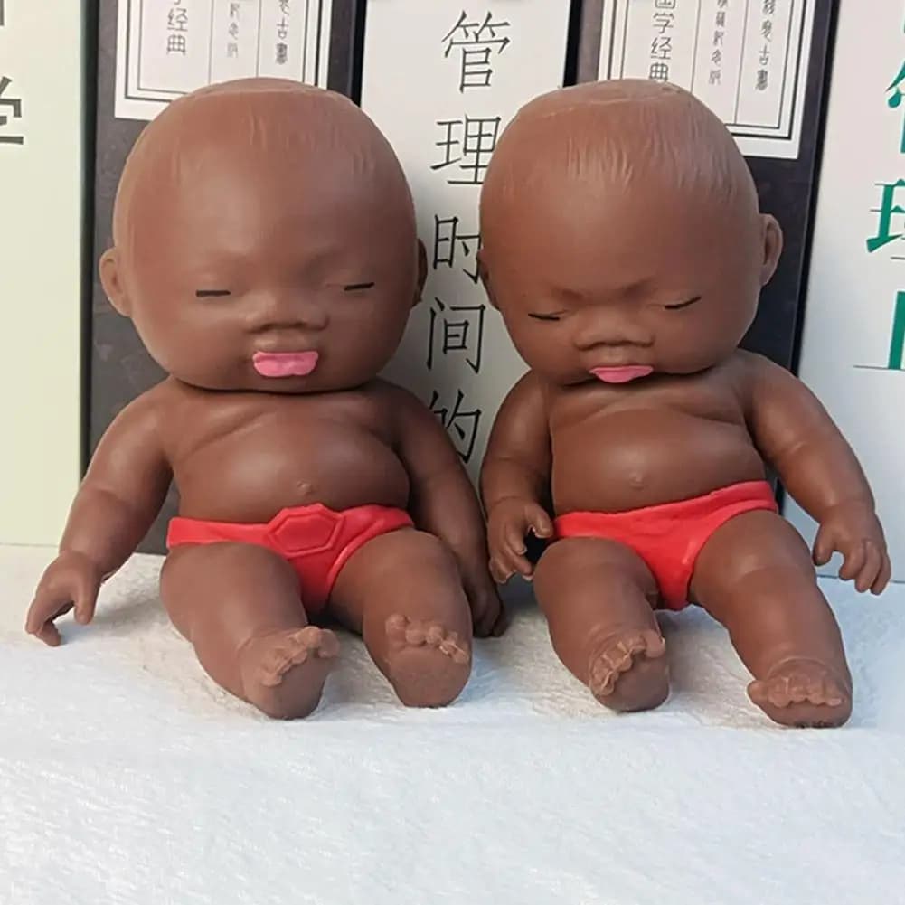 Giocattoli Ugly Doll in Gomma Morbida TPR, Giocattoli Antistress a Recupero Lento, Divertenti Bambole Fidget, Regali Divertenti per Amici