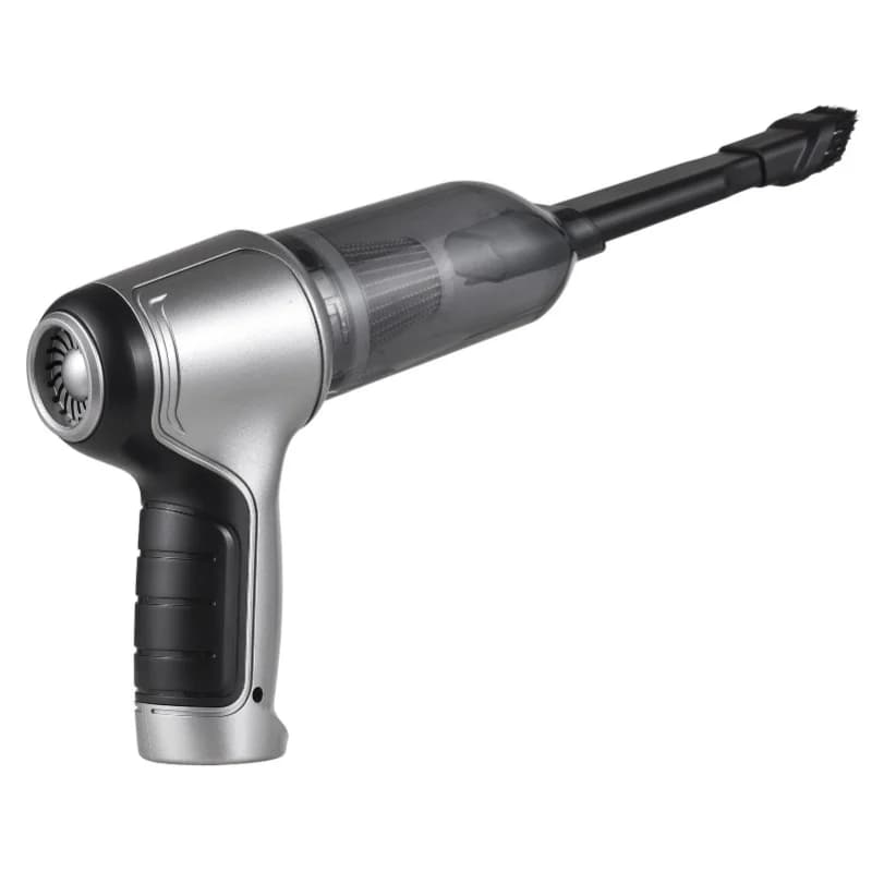 Aspirapolvere portatile per auto Pulitore senza fili portatile Mini spolverino e pompa manuale con forte aspirazione 19000Pa Carica USB