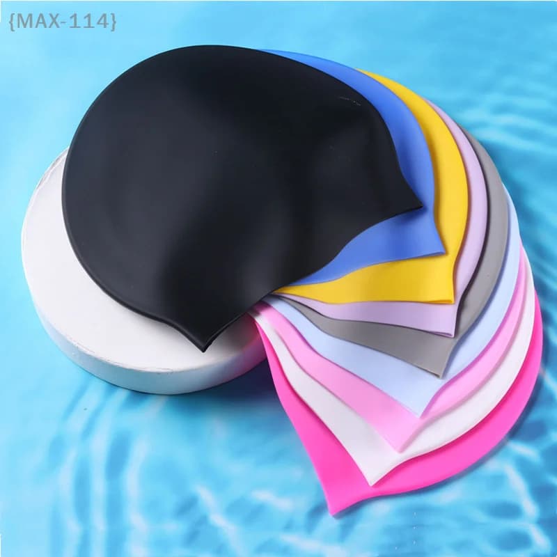 World Silicone Swimwear – Sub Hat for Men's Pool, Waterproof, Highly Elastic, Suitable for Long Hair