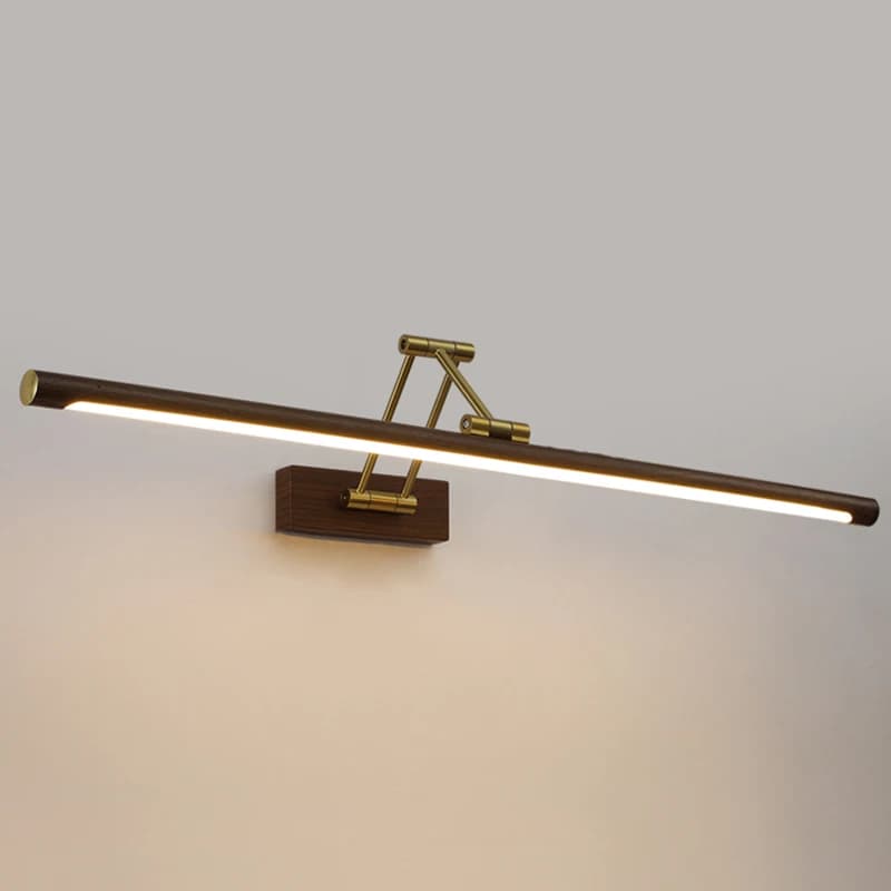 Specchio per lavabo da bagno, lampada frontale retrattile, camera da letto, semplice striscia diritta, decorazione della stanza, luce frontale a specchio, illuminazione quotidiana