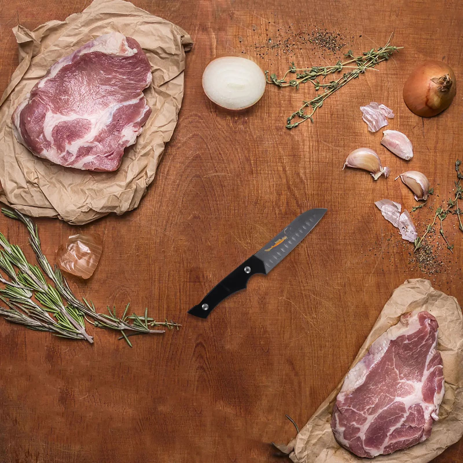 Manico di ricambio per coltello da cucina, impugnatura ergonomica, robusta costruzione, facile installazione, universale per la casa