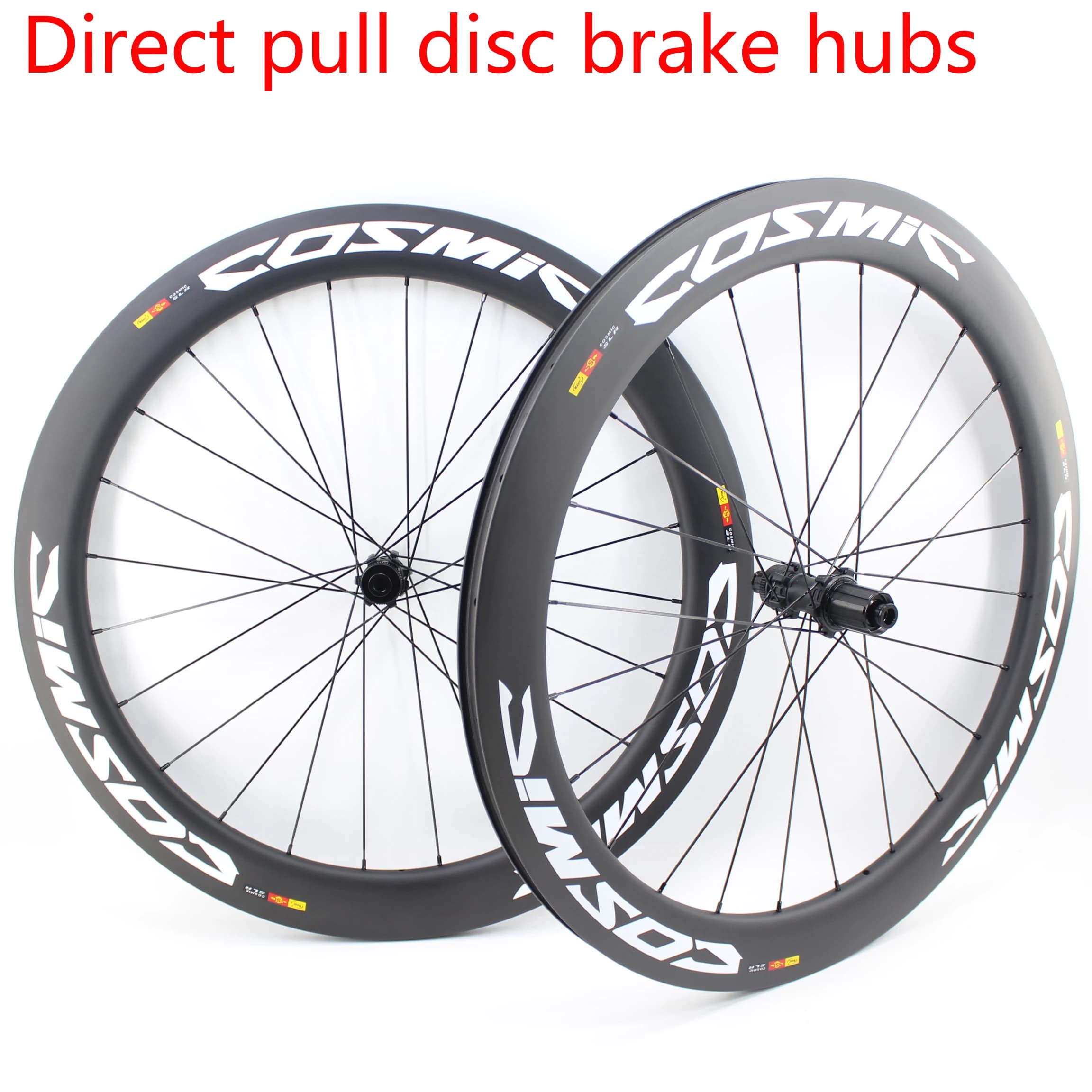 Nuova bici da strada 700C Matt UD bicicletta interamente in carbonio perno passante tiraggio diretto set di ruote per freni a disco copertoncino tubolare in carbonio cerchi tubeless