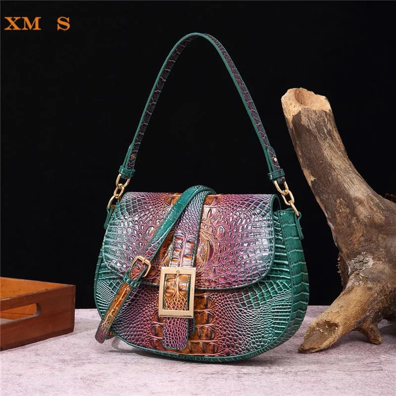XMESSUN New Trendy Crocodile Pattern Shoulder Bags For Women,Europe and America Fashion Designer Female Messenger Crossbody Bag