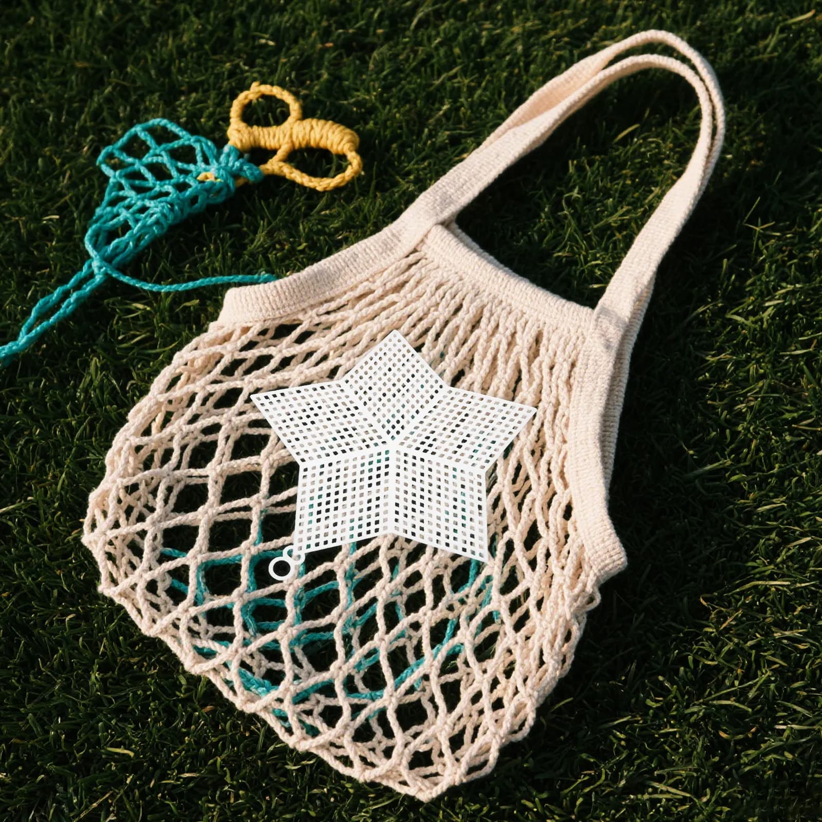 Set di 10 Fogli di Rete in Plastica con Superficie Liscia e Fori Precisi per Borse Fai-da-Te, Uncinetto, Punto Croce, Ricamo, Decorazioni e Cucito