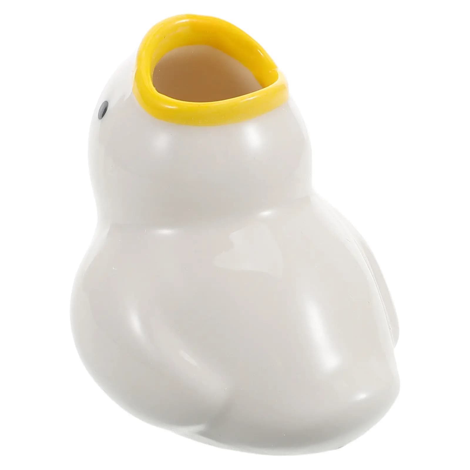 Portaspazzolino in Ceramica a Forma di Anatra, Simpatico Organizzatore da Bagno per Bambini, Supporto Decorativo per Spazzolini
