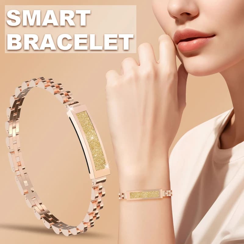 Braccialetto intelligente per uomo e donna, impermeabile, fitness tracker, cardiofrequenzimetro, monitoraggio del sonno, contapassi, smartwatch per Android iOS