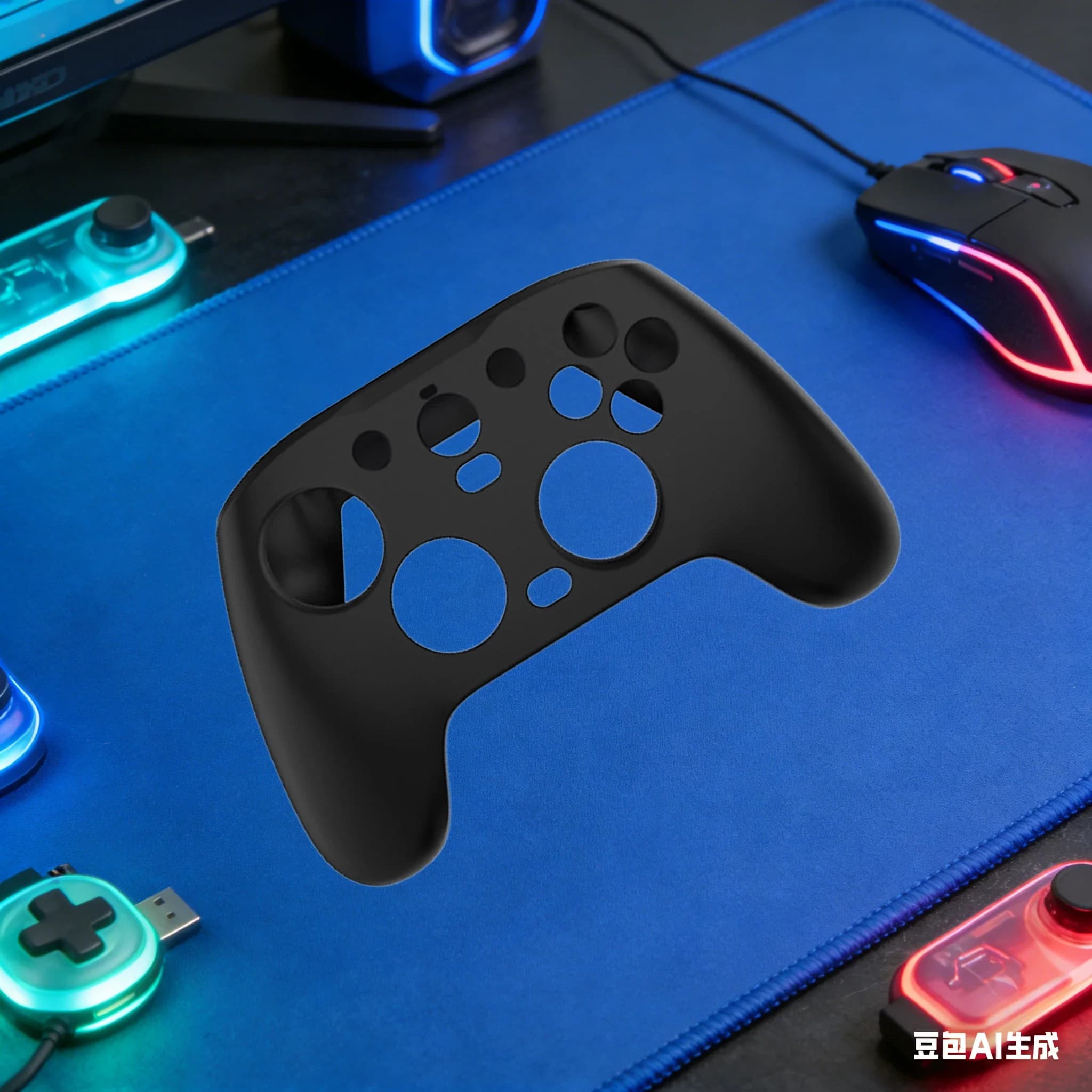 Custodia in silicone per Gamesir G7 Pro/G7 SE, nera, antiurto, antigraffio, protettiva, morbida, accessori per console di gioco