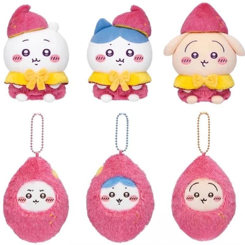 Portachiavi in peluche Chiikawa Patata Dolce, bambola in costume anime giapponese, ciondolo morbido per borsa, regalo anime da collezione per i fan