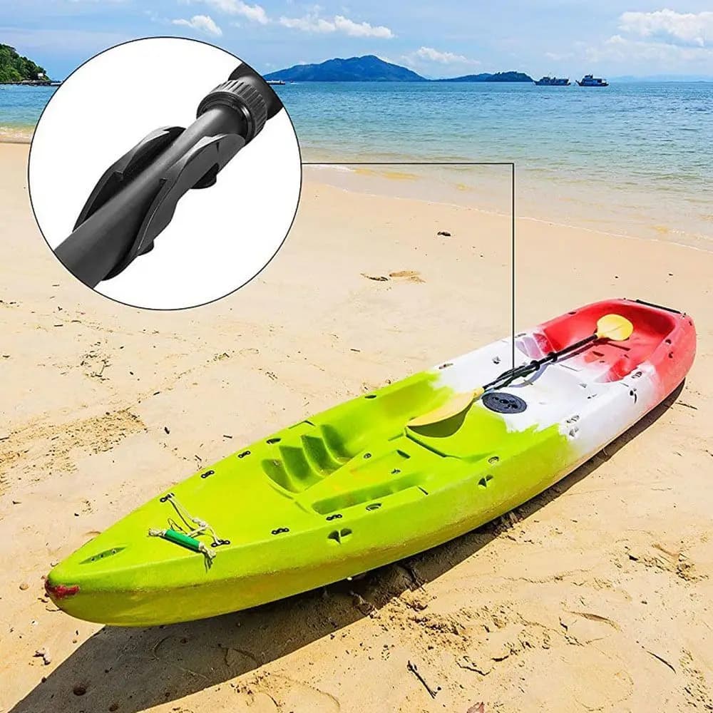 Kit 1 Pezzo Supporto da Ponte per Canoa, Gancio Porta Pagaie Marino, Accessori da Pesca, Clip Porta Pagaie per Kayak
