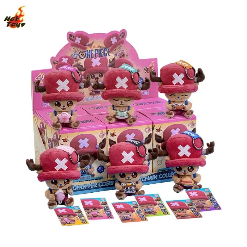 Nuovi Giocattoli Ufficiali Hot Toys One Piece, Bambola di Peluche Chopper COSBI, Ciondolo Blind Box, Figurina Anime Carina, Regalo di Compleanno per Ragazze