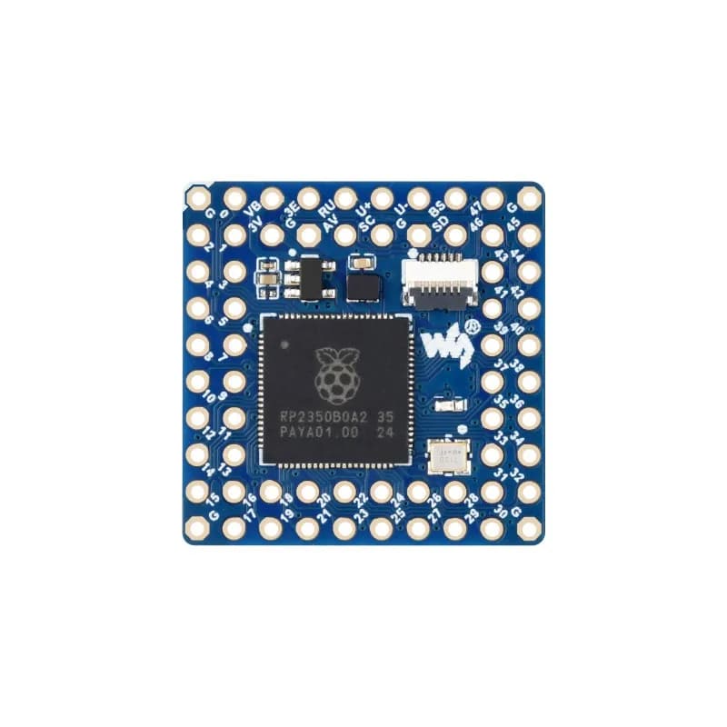 Waveshare Core2350B central card, based on dual-core microcontroller and dual-hitecture Raspberry Pi RP2350B, operating frequency