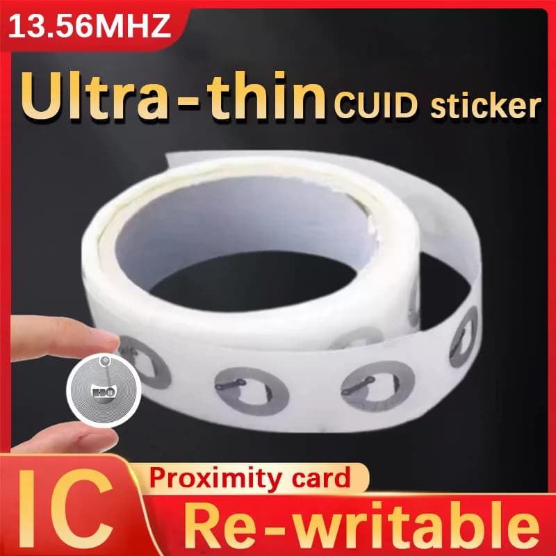 Etichetta adesiva IC copiabile carta di accesso CUID patch nfc ultrasottile scheda ascensore IC adesivo carta vuota telefono cellulare
