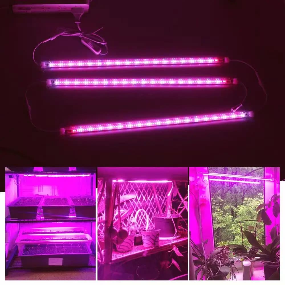 Strisce LED da 12 Pollici per Coltivazione Piante, Lampada a Spettro Completo per Piante da Interno, Idroponica e Crescita di Piante Grasse - Efficienza Energetica