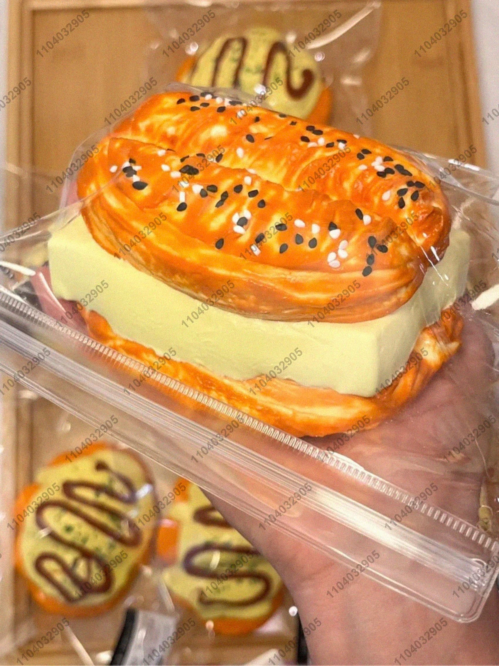 0.35KG Bastone di pasta di burro fritto Taba Squishy Giocattolo da spremere Formaggio Bastone di pasta fritta Mochi Giocattolo Mano Rilassarsi Giocattolo di rilascio dello stress Regalo