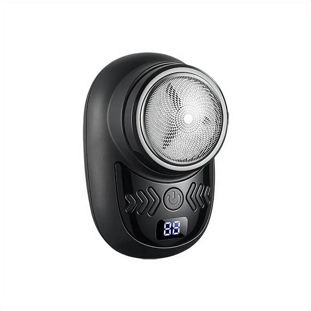 Mini Electric Shaver Rechargeable Charge Battery High Speed Rotating Head Smooth Comfortable Beard Trimmer for Men