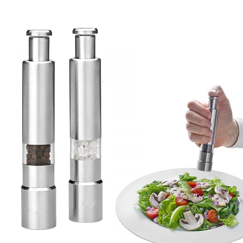 1 pezzo macina sale e pepe Set pompa originale macinapepe macinapepe macina pollice per pepe sale marino YY027