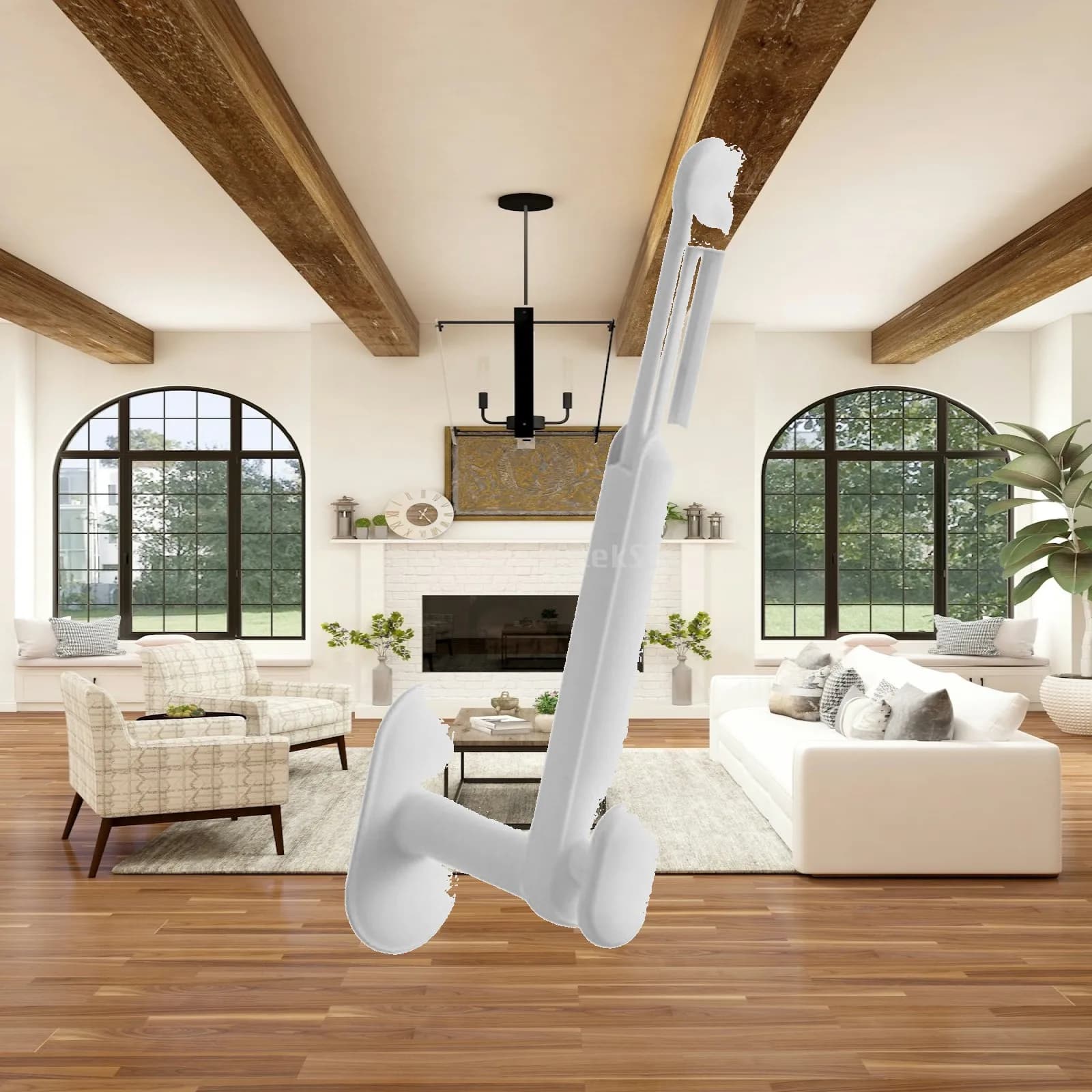 Clothes Hanger Retractable Holder Hair Clip Holder for Robe Headset Bedroom