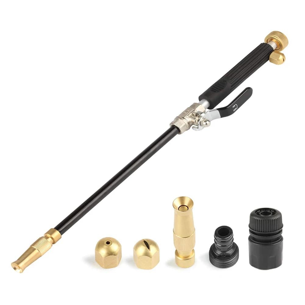 3 Spray Tips Garden Pipe Sprinkle Adjustable Maintenance Home High Pressure Water Sprayer Three distinct spray patterns