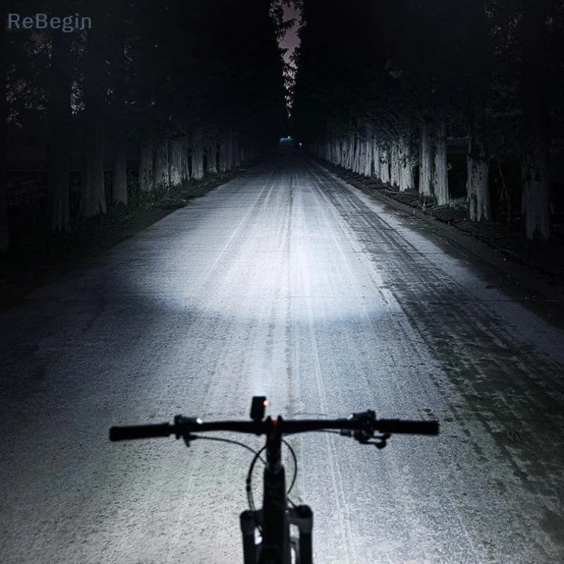 Faro anteriore per bici da strada - Luce anteriore per bicicletta con funzione ricaricabile di tipo C, perfetto per la sicurezza sul ciclismo notturno