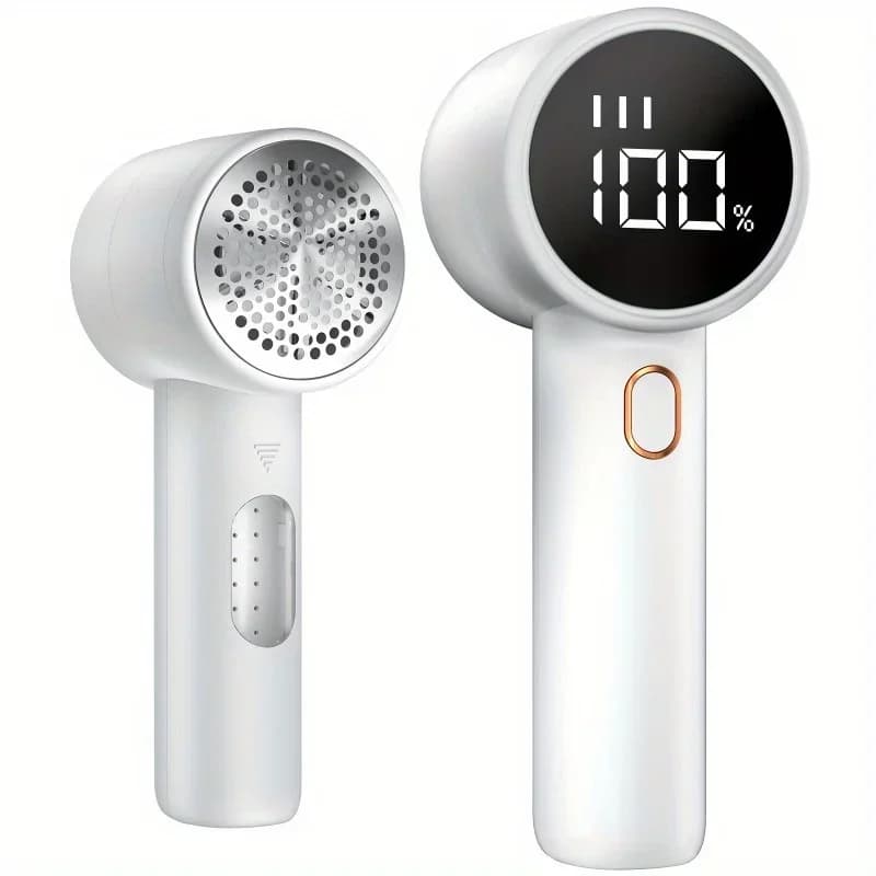 Levapelucchi elettrico, rasoio per tessuti, rasoio per maglioni ricaricabile tramite USB, rasoio per pelucchi elettrico, display a LED, dispositivo per la rimozione dei pelucchi