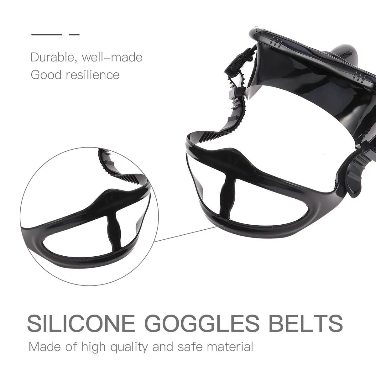 Set Maschera Subacquea in Silicone con Valvola di Scarico Unidirezionale a Grande Cilindrata, Drenaggio Rapido, Ideale per Immersioni e Nuoto