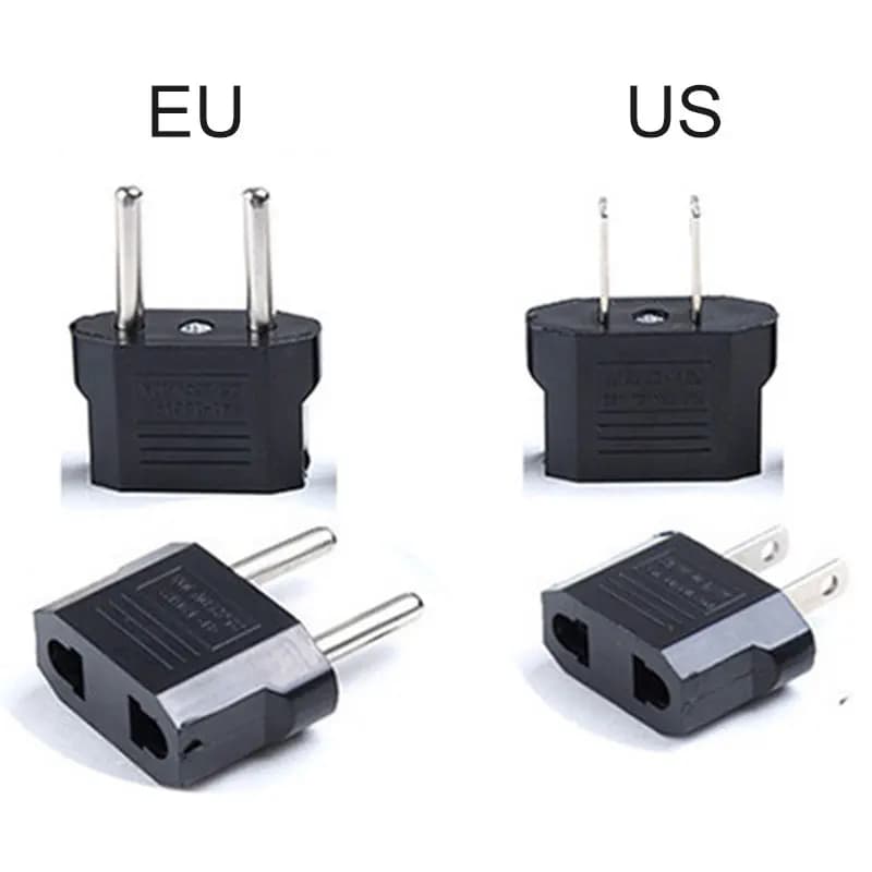 5pcs 110V to 220V Power Conversion Adapter Plug Travel Socket Converter Universal AC Power Adapter for Worldwide Travel Use