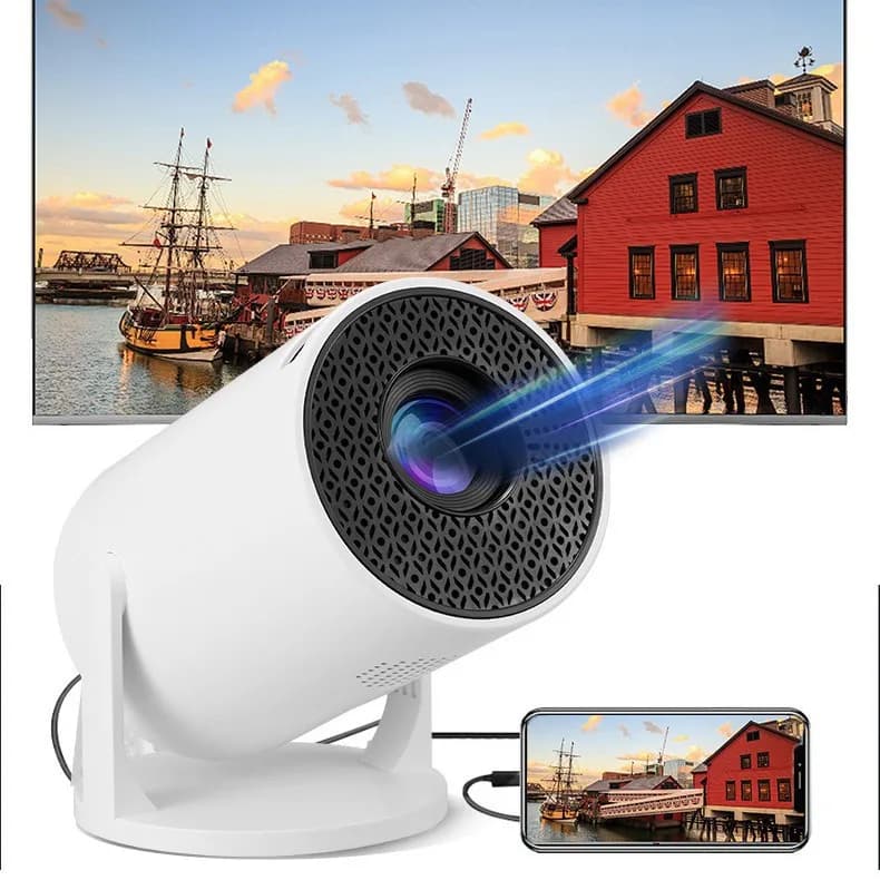 Nuovo Proiettore WiFi HY300mini HD, Dispositivo di Proiezione Portatile per Home Theater