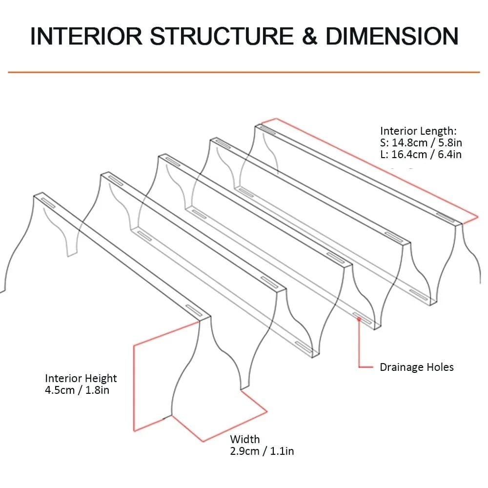 Scatola Organizer per Attrezzatura da Pesca a Doppio Lato, Grande Dimensione, in ABS e PP, Impermeabile, Visibile, per Esche e Ami