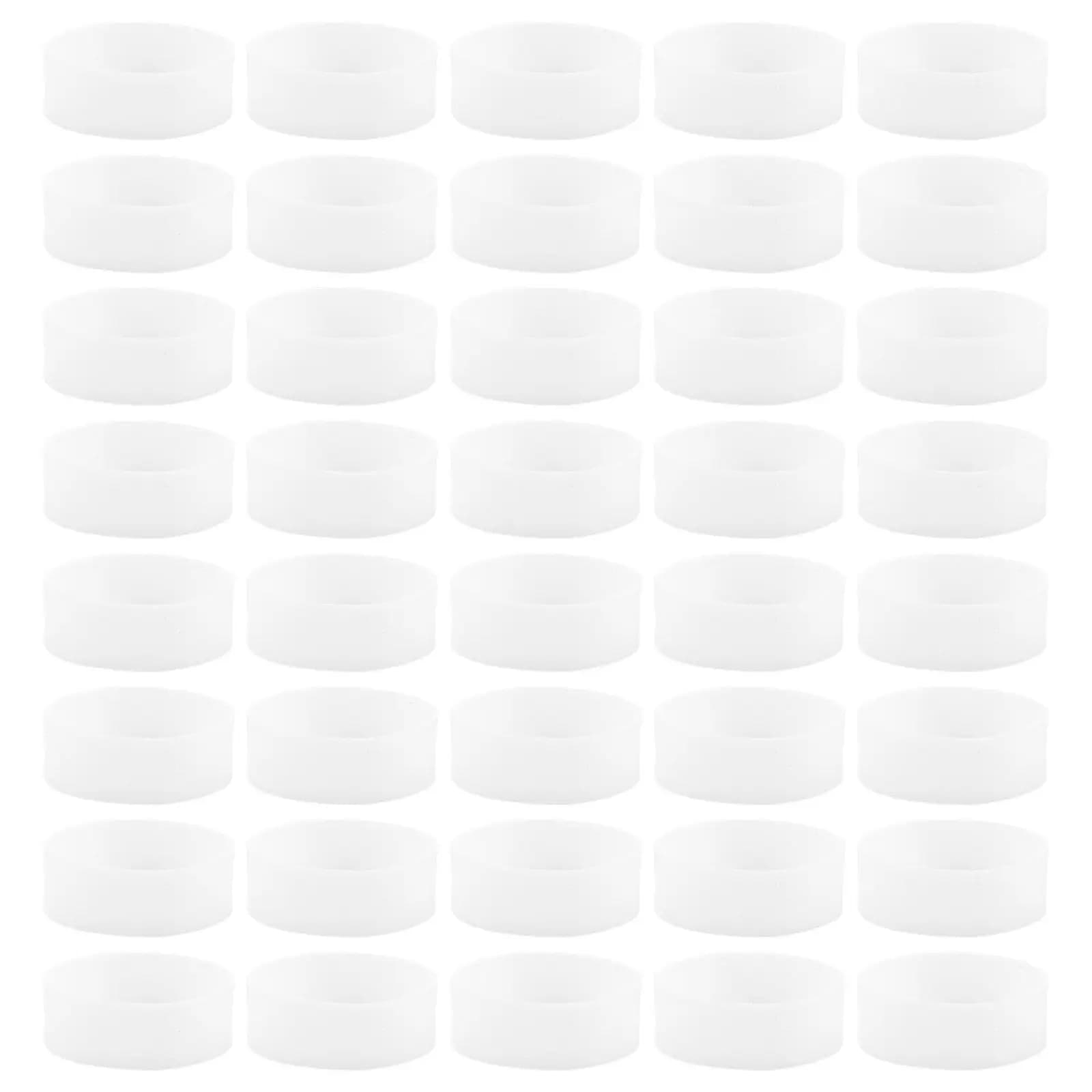 500 Pezzi Fascette in Silicone Morbide Flessibili Riutilizzabili Elastici per Cavi Dati, Cavi di Ricarica, Legatura Fili Elettronici e Organizzazione Cavi