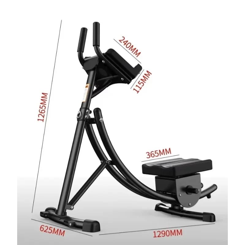Attrezzatura per Fitness Domestico, Macchina per Addominali Ab Coaster, Rullo per Crunch per Palestra