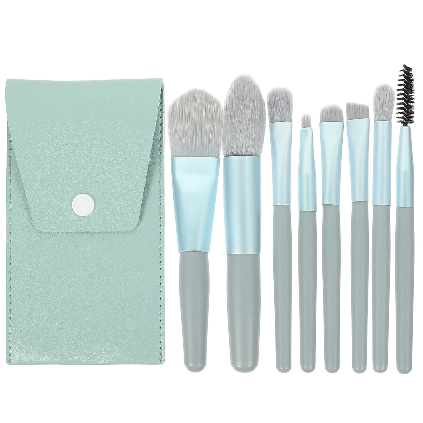 Set Professionale di Pennelli da Trucco con Setole Sintetiche Premium, Morbide e Dense, per Blush, Ombretto, Cipria e Strumenti di Bellezza per il Viso