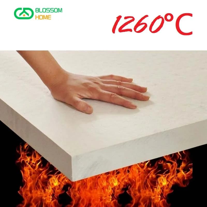 Fire Retardant Panel High Temperature Thermal Insulating Panel Aluminum Silicated Ceramic Fiber Panel Refractory Material