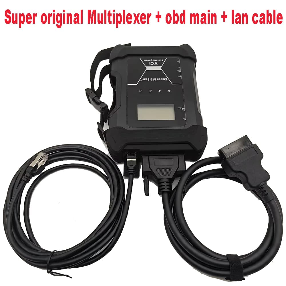 Multiplexer DOIP WIFI Super MB Star C4 C6 con cavo OBD e cavo LAN, scanner OBD, strumento diagnostico MB Star SD Connect C4