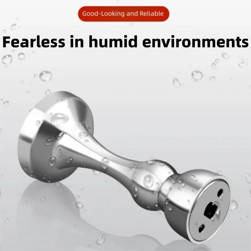 Ultra-Strong Magnetic Stainless Steel Door Stopper, Heavy Duty Anti-Collision Bedroom Door Holder for Daily Home Use