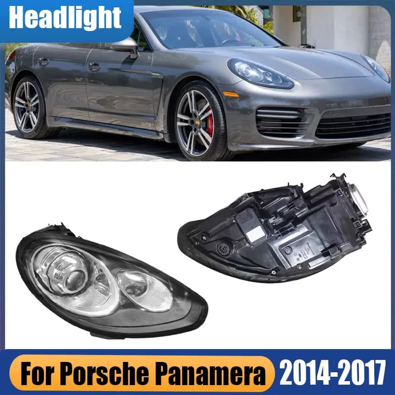 Faro allo xeno per Porsche Panamera 2014 2015 2016 2017 con AFS, luce anteriore diurna 97063116954 97063117054
