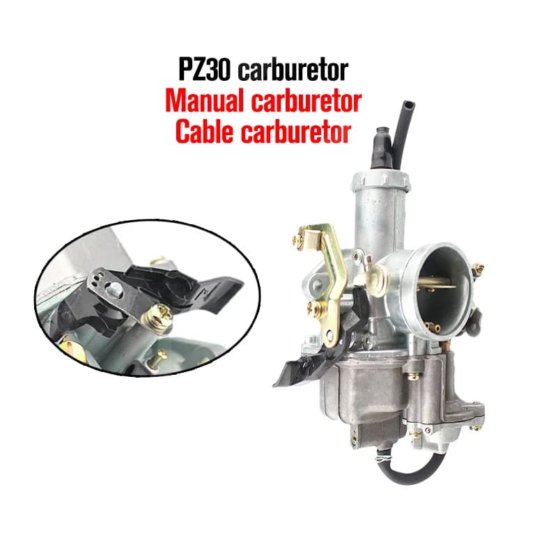 Carburatore PZ30 da 30mm con Pompa di Accelerazione per Moto da Cross, Pit Bike e ATV da 200cc e 250cc