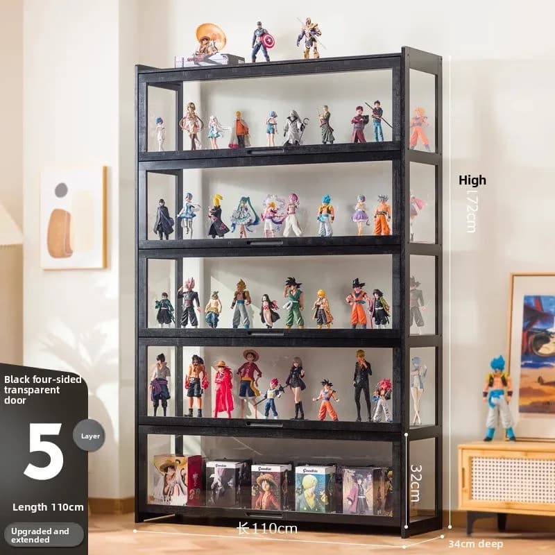 Large Lego display box cabinet figure acrylic figurine toy ornament artifact dust-proof transparent blind box storage rack
