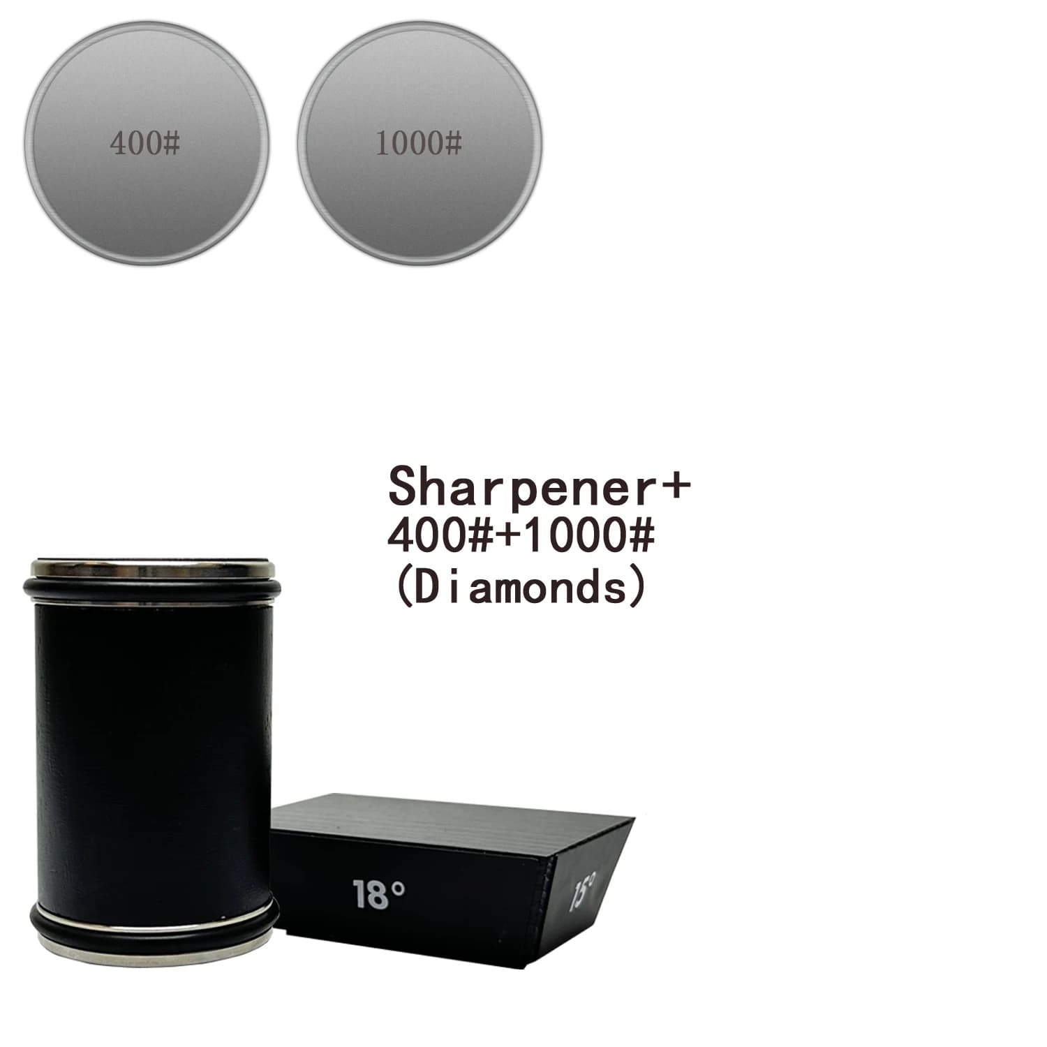 Sharpener with Rolling Magnetic Knife Holder Stone for sharp diamond with 15 ° 18 ° 20 ° 22 ° Kitchen accessory with angular grade roll