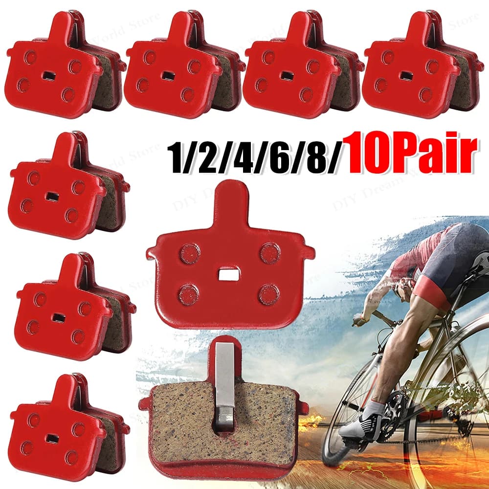 1-10PCS MTB Pastiglie Freno A Disco In Resina semi-metallo Pastiglie Freno Idraulico Della Bicicletta per ShimanoB01S Mountain Bike Ciclismo Accessori