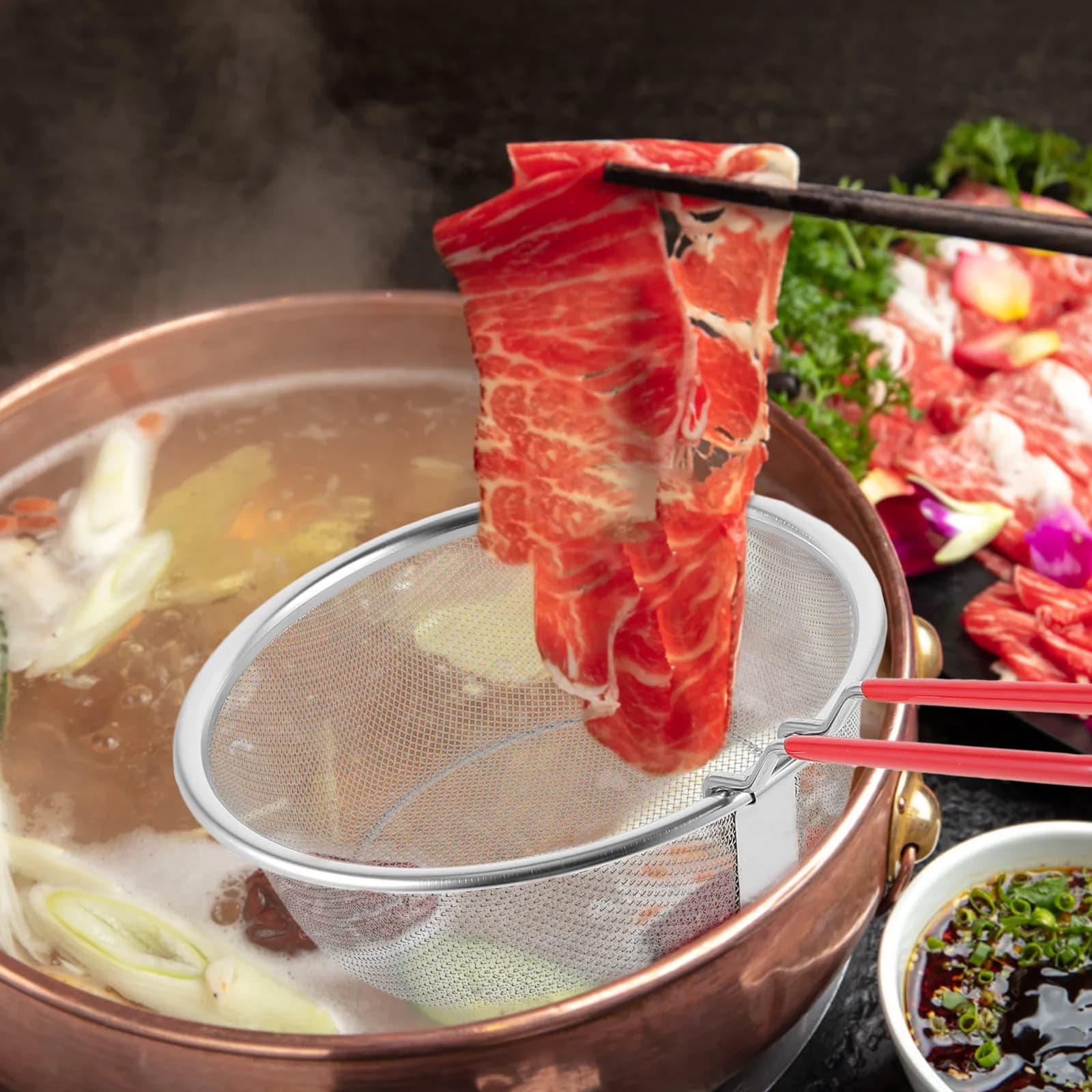 Stainless Steel Frying Basket, Air Frying Frying Board, Frying Fries, Chicken, Fish Meat, Snack, Cooking, Hot Pot, Stewed