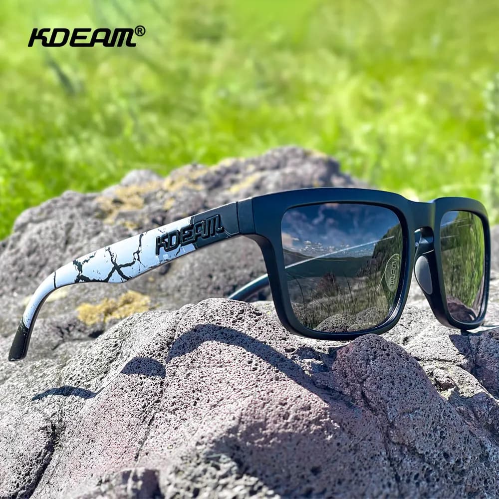 KDEAM Unisex Polarized Sunglasses Multi Colors Outdoor Fishing Driving Sun Glasses for Men And Women Sunglasses Only