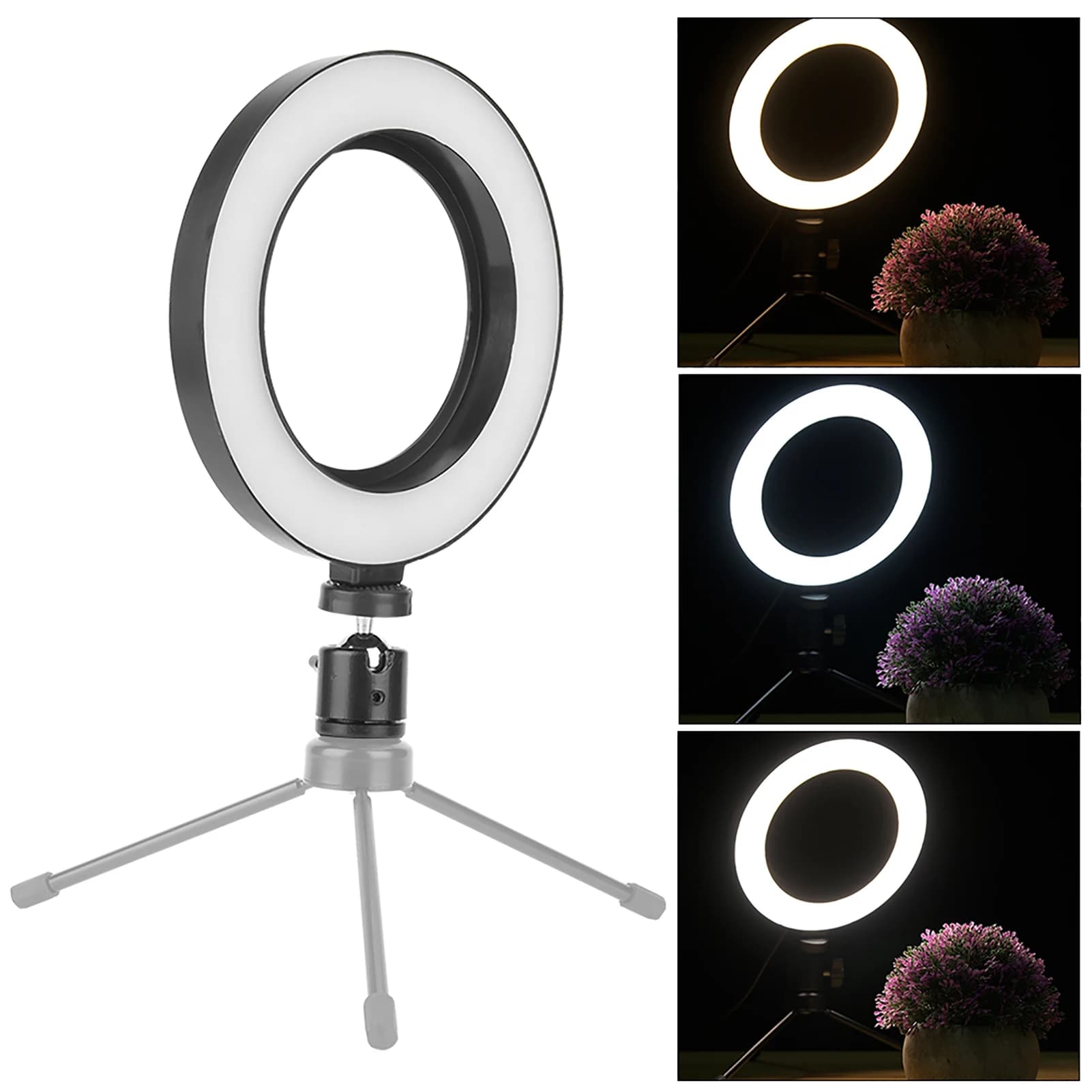 6 pollici fotografia dimmerabile LED Video Live Studio Camera Ring Light Photo Selfie Video Light LED Video Fill Lamp Video Fill Light