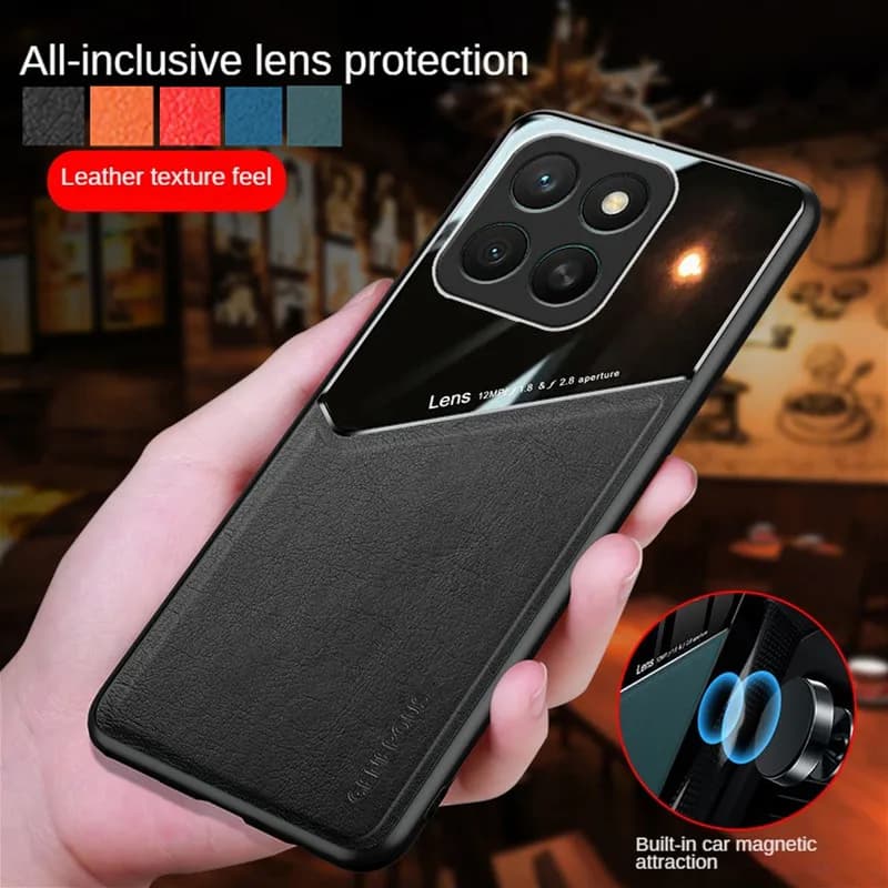 Custodia per telefono con texture in pelle per Motorola Edge 70 Fusion Moto Edge 60 Pro con supporto magnetico Coque Fundas Capa