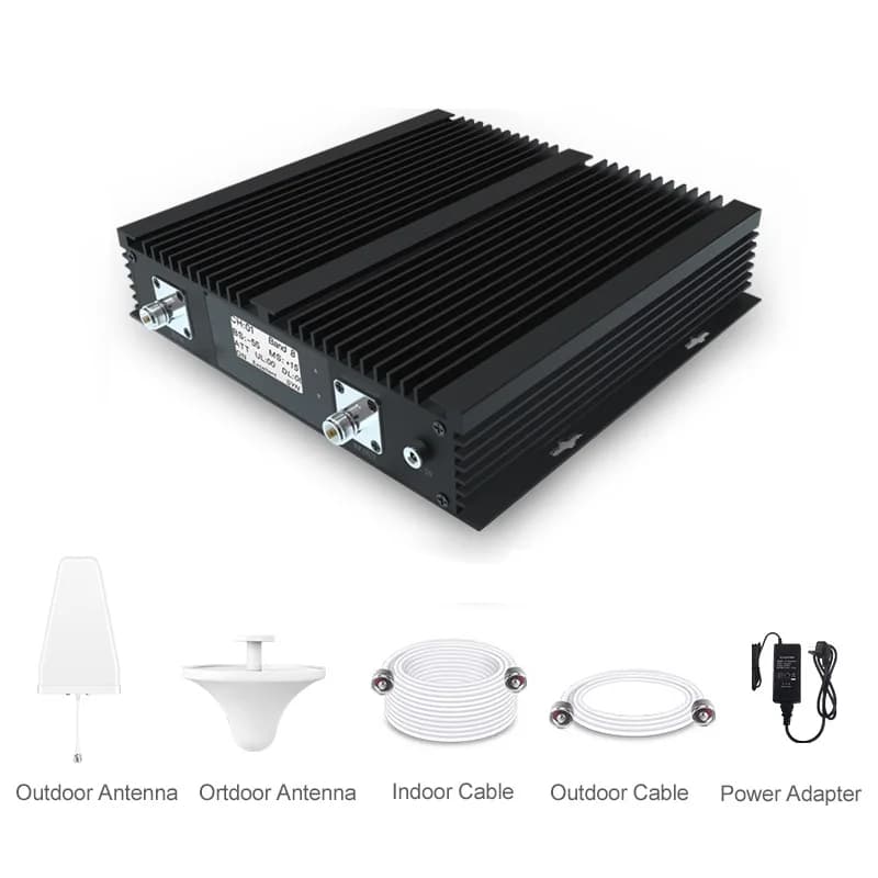 Venditore d'oro ATNJ Digitale Personalizzato Dual Band GSM 900 MHz Selettiva Digital Band WCDMA 2100 MHz Ripetitore Booster con WIFI cont