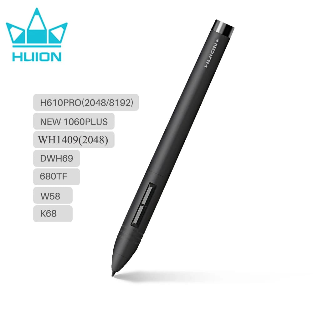 Huion P80 PEN80 Penna stilo digitale ricaricabile per tavolette grafiche professionali 420 H420 NEW1060PLUS WH1409(2048)