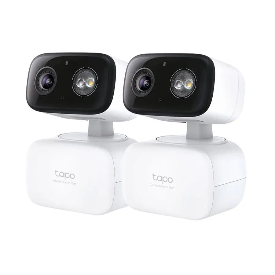 Telecamera di Sicurezza Pan-Tilt 2K per Interni ed Esterni, Monitoraggio Bambini, Rilevamento Personne e Pianto del Bambino, Tracciamento del Movimento a 360°, Visione Notturna